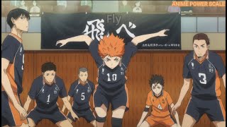 Haikyuu  Hinata shocksimpresses other characters with his jumpspiking abilities Season 1 [upl. by Aserehc289]