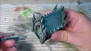 How to paint a Warcry Corpsewrack Mausoleum Sigmarite Mausoleum Garden of Morr  the Mausoleum [upl. by Savick]