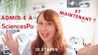 ADMISE À SCIENCES PO PARIS  Comment se préparer à la rentrée [upl. by Elset79]