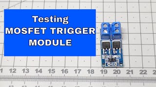 Demonstrating Nchannel Mosfet module From ICStationcom [upl. by Bronny198]