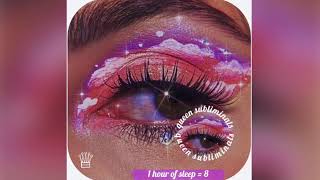 ⭒✧✦❃☽listen once 1 hour of sleep  8 hours restful sleep and energy subliminal ☾❃✦✧⭒ [upl. by Amasa]