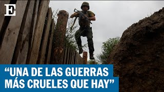 GUERRA UCRANIA  Así son los combates en las trincheras  EL PAÍS [upl. by Eppilihp68]