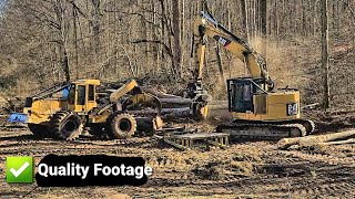 Mechanical logging Crew Hardwood [upl. by Alekin472]