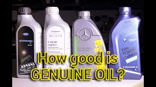 Genuine Oil Review  Ford vs Volkswagen vs Mercedes vs BMW [upl. by Marjy459]