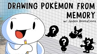 Drawing Pokémon From Memory w Jaiden Animations [upl. by Fanechka]