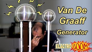 Building a Van De Graaff HIGH VOLTAGE Generator [upl. by Igic]