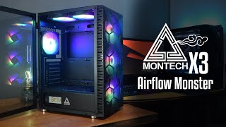 Review Montech X3 Mesh  Casing PC Gaming Dengan Airflow Terbaik [upl. by Tyra]