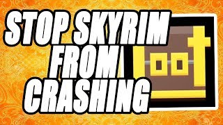 How To Fix Skyrim From Crashing Tutorial [upl. by Kcirdes285]