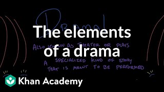 The elements of a drama  Reading  Khan Academy [upl. by Anolahs]