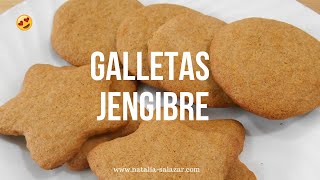 😍Receta GALLETAS DE JENGIBRE Súper fáciles económicas y deliciosas Natalia Salazar [upl. by Aneg]