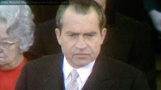 Richard Nixon inaugural address Jan 20 1969 [upl. by Lerat]