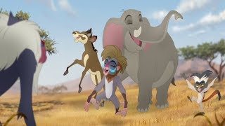 Lion Guard Meet Chama Mzaha amp Furaha  Rafikis New Neighbors HD Clip [upl. by Vic]