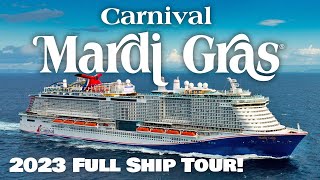 Carnival Mardi Gras 2023 Full Cruise Ship Tour [upl. by Scheck]