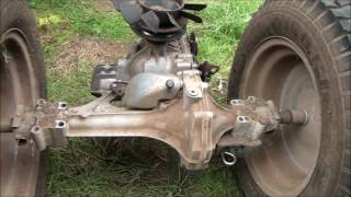 HOW TO REPLACE a TRANSMISSION  TRANSAXLE  RIDING LAWNMOWER Hydrostatic Transmission Replacement [upl. by Gabriello]