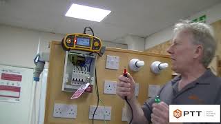 Insulation Resistance Test On a Single Phase Board  PTT [upl. by Llain549]