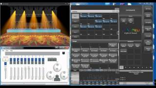 JUN PRO Tiger Touch Simulator Vs Wysiwyg  light show 1 [upl. by Ayam245]