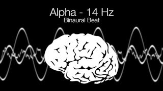 Concentration Alpha Binaural Beat  14Hz 1h Pure [upl. by Buyers]