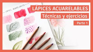 Como usar lápices acuarelables 😍 Parte 1 [upl. by Merry810]