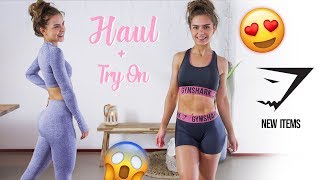 NEW GYMSHARK TRY ON  HAUL [upl. by Acirretahs]