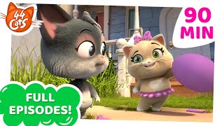 44 Cats  90 MINUTES of episodes  FULL EPISODES [upl. by Sybyl]