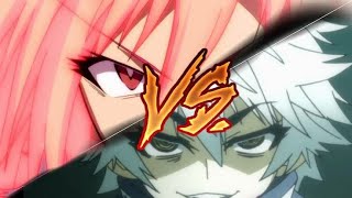 Medaka Vs Unzen Medaka box Amv Black and Blue [upl. by Rehtse687]