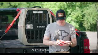 How to Secure Your Dog Box To A Truck Bed  GUNNER CX [upl. by O'Hara210]