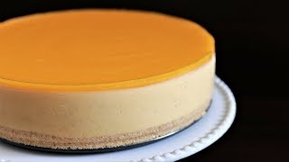 NoBake Mango Cheesecake Recipe [upl. by Nowujalo]