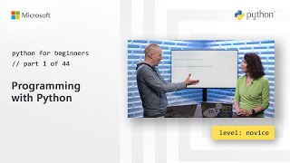 Programming with Python  Python for Beginners 1 of 44 [upl. by Foote777]