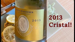 Review of 2013 Louis Roederer quotCristalquot Brut Champagne [upl. by Kurr945]