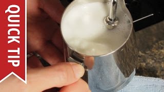 How to AutoFroth Milk for Lattes [upl. by Bocyaj855]