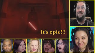 Rogue One Darth Vader scene Reaction Compilation [upl. by Atinrev352]