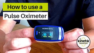 How To Use A Pulse Oximeter [upl. by Marks642]