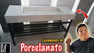 🧼Lavamanos de PORCELANATO artesanal ¿Cómo se hace  Los Bestauradores [upl. by Aindrea924]