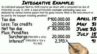 Penalties for Late Filing or Payment of Tax  Part 2  Glen Ramos [upl. by Ellekram]