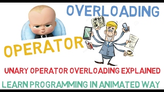 UNARY OPERATOR OVERLOADING IN C  UNARY OPERATOR OVERLOADING EXPLAINED  27 [upl. by Atsirc928]