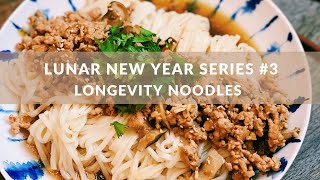 Longevity Noodles with Taiwanese Meat Sauce [upl. by Kirima505]