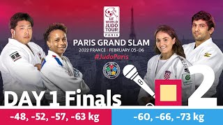 Day 1  Finals Tatami 2 Paris Grand Slam 2022 [upl. by Margaux]