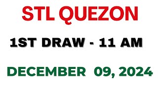 STL Batangas Draw result today live 1200 PM 09 December 2024 [upl. by Ezri704]