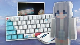 Bedwars Keyboard amp Mouse Sounds With HANDCAM [upl. by Efal]