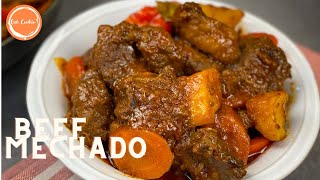 Beef Mechado Recipe  Beef Stew  Mechadong Baka  Easy to Follow Recipe [upl. by Ahsenrac]