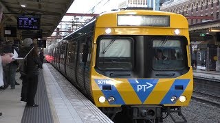 A Sunday morning at Flinders Street Station  Metro Trains Melbourne [upl. by Tekcirk366]