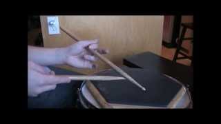 Buddy Rich One Handed Roll Tutorial [upl. by Urian]