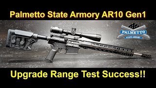 PSA AR10 GenI Upgrades 1000 Yard Test [upl. by Akemehc570]