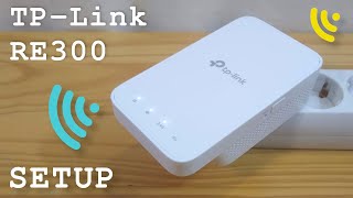 TPLink RE300 Mesh WiFi extender • Unboxing installation configuration and test [upl. by Moguel935]