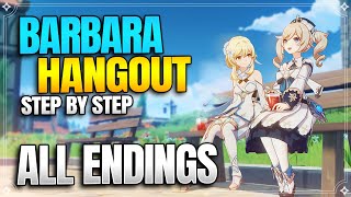 Barbara Hangout Event All Endings  Achievements 【Genshin Impact】 [upl. by Fisoi383]