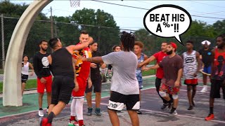 BRAWL BREAKS OUT WITH NICK BRIZ 5V5 BASKETBALL [upl. by Anyer]