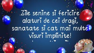 O felicitare muzicală de ziua ta  Felicitare muzicala cu urare de zi de nastere [upl. by Assirt152]