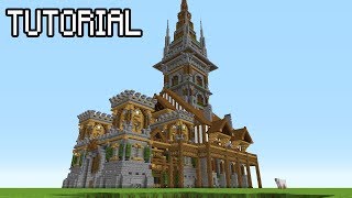 How to Make a MEDIEVAL CASTLE in Minecraft [upl. by Nazarius701]