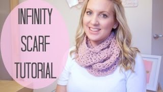 CROCHET Infinity scarf tutorial  Bella Coco [upl. by Dorlisa]