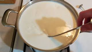 How To Pasteurize Raw Goat Milk [upl. by Akcirahs836]